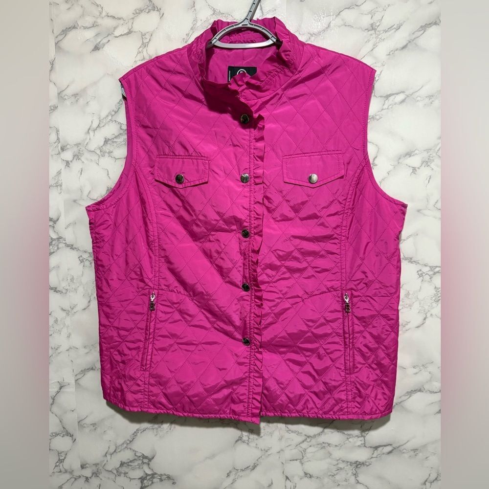 NEW Bogner Fuchsia Quilted Outerwear Plus Size 14